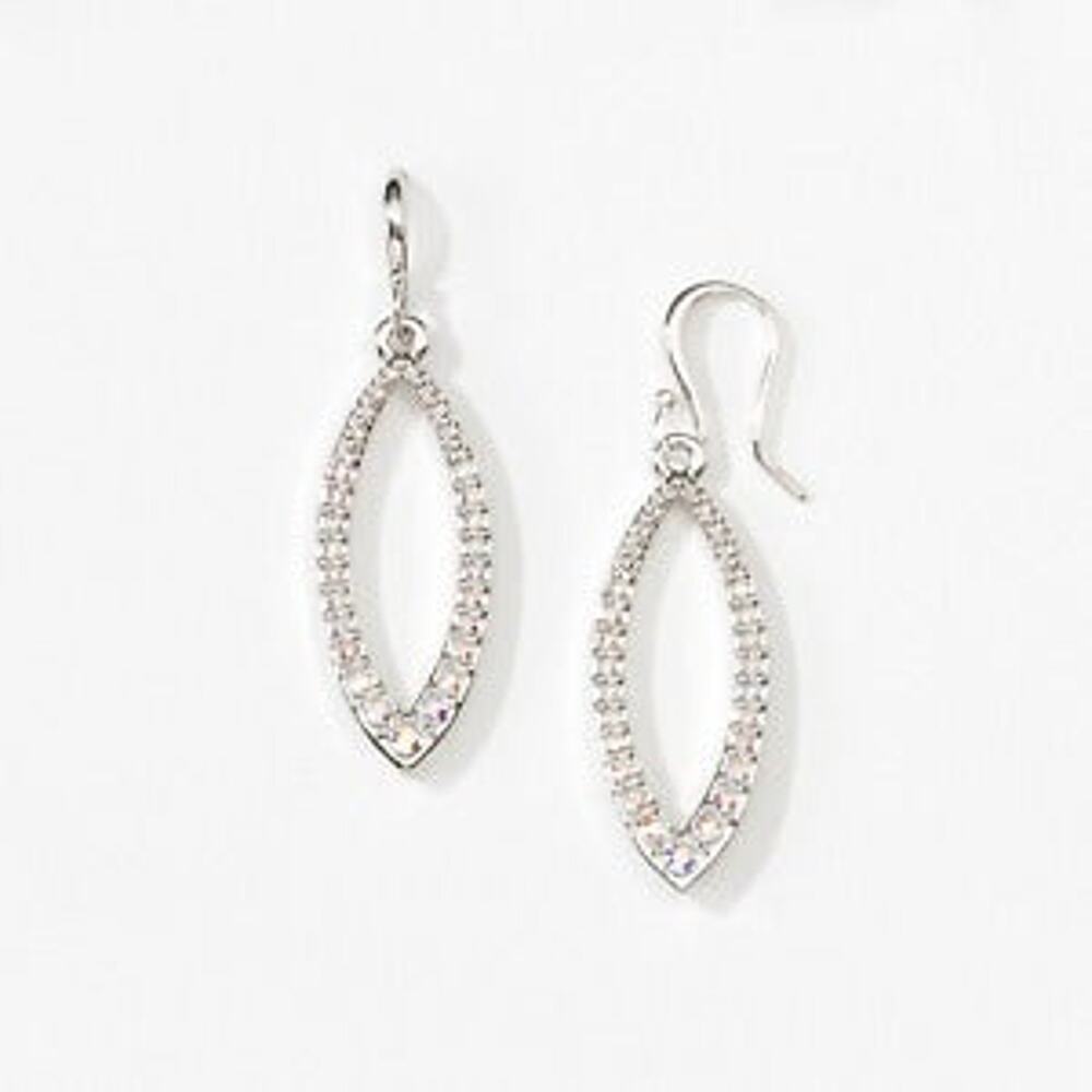 Petals Earrings Touchstone Crystal